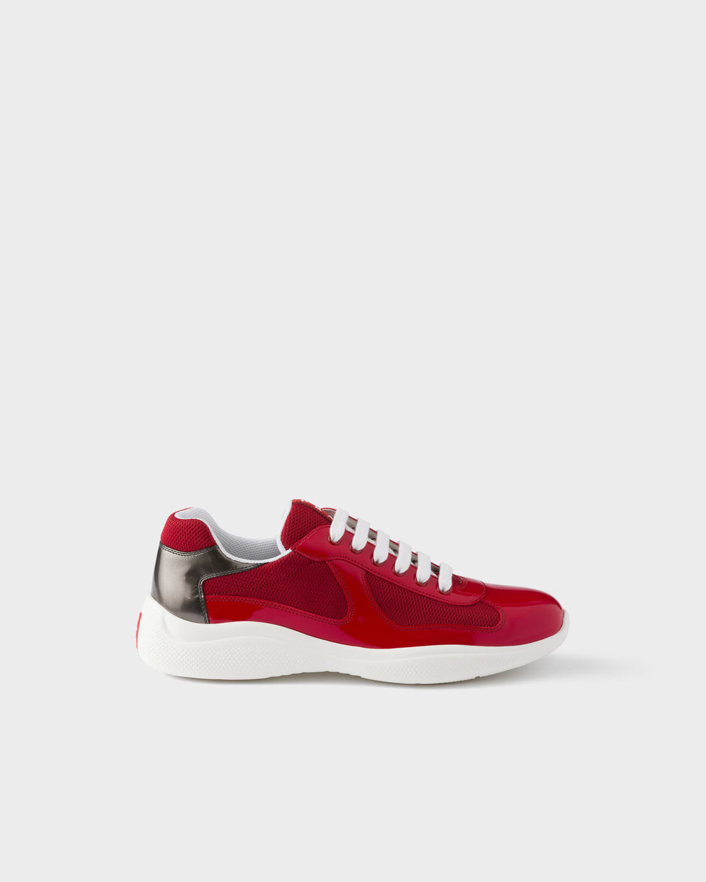 Prada America’s Cup en cuir verni et tissu