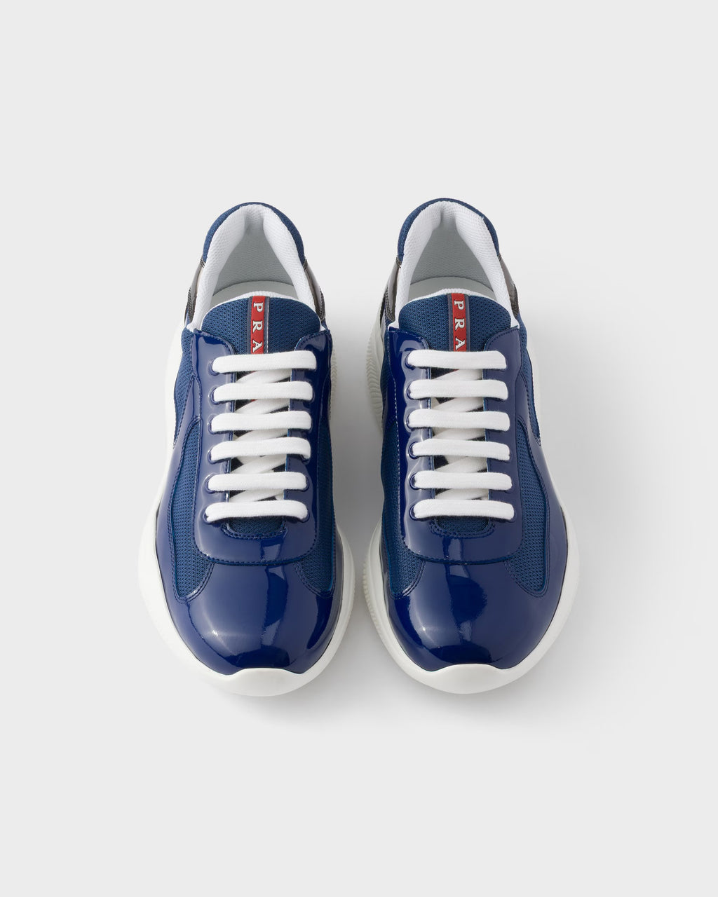 Prada America’s Cup en cuir verni et tissu