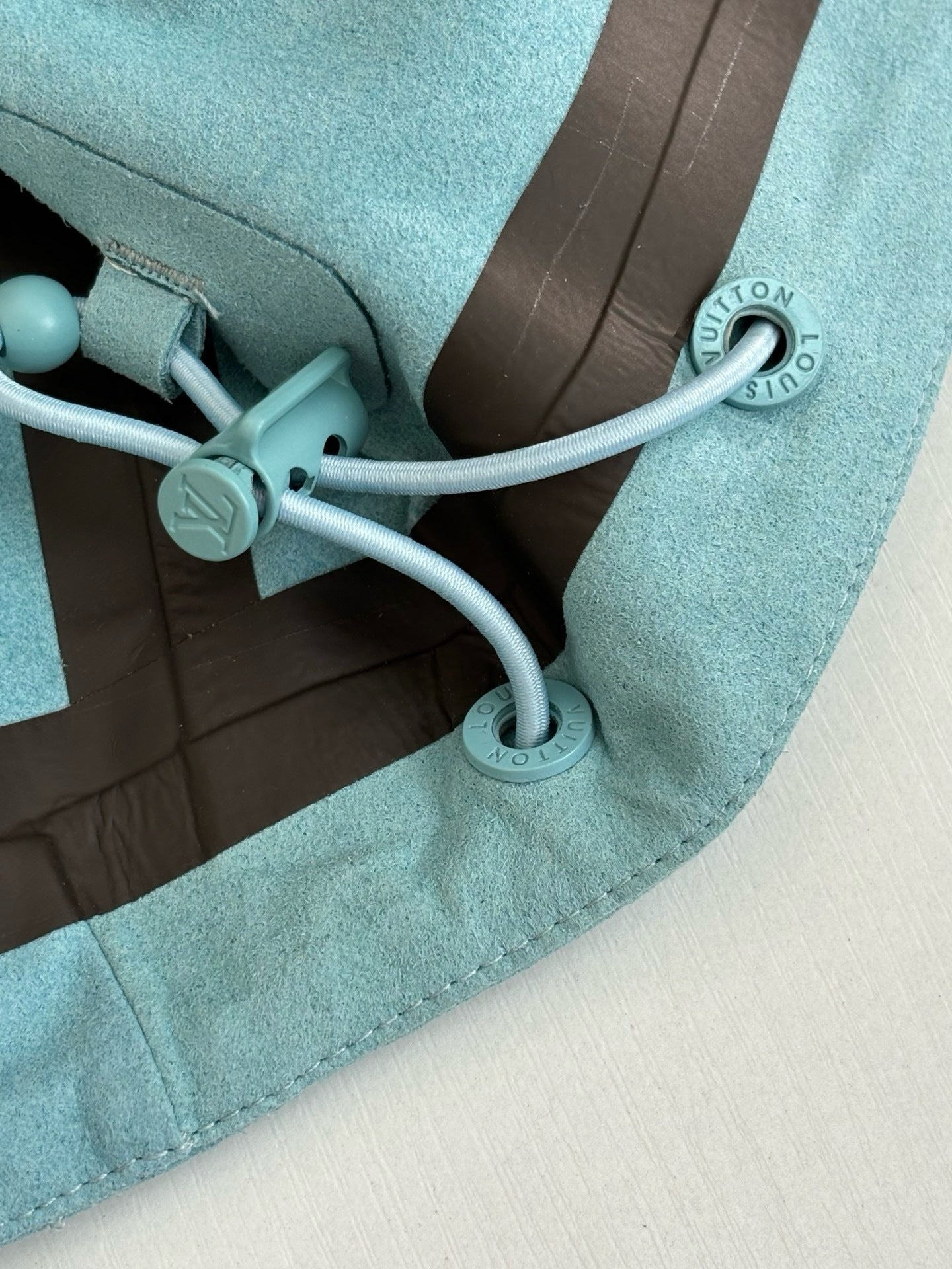 Veste imperméable en velours technique Louis Vuitton