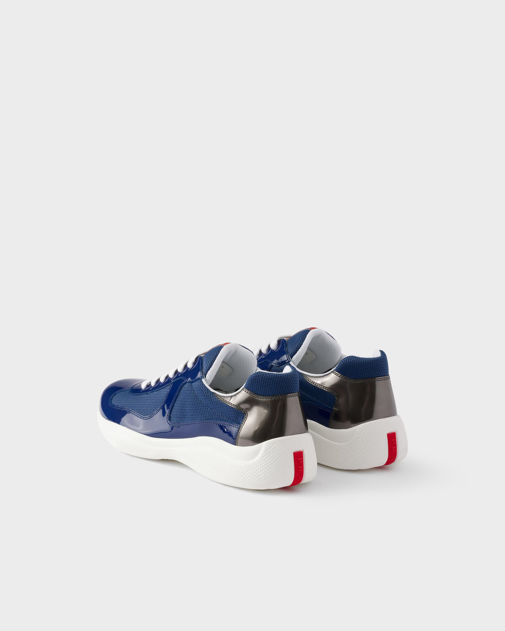Prada America’s Cup en cuir verni et tissu