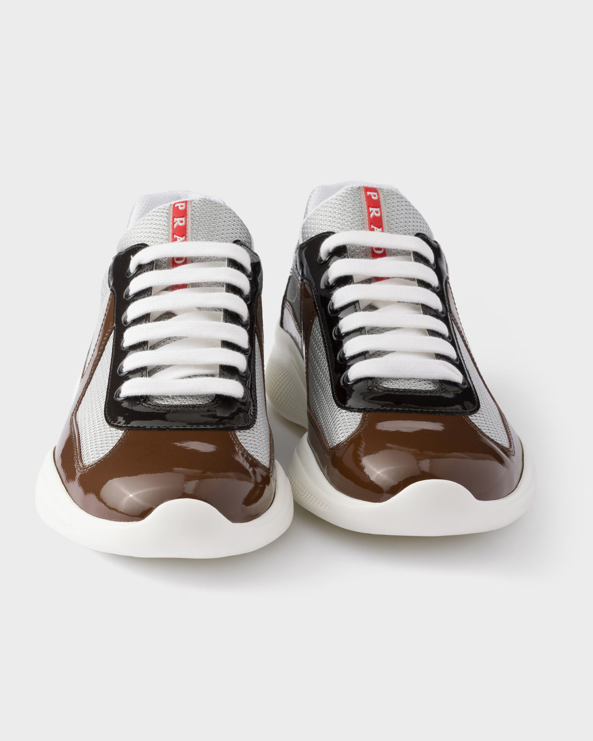 Prada America’s Cup en cuir verni et tissu