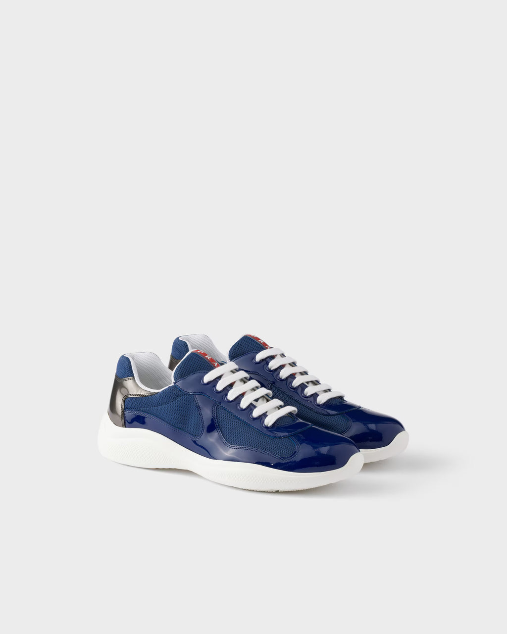 Prada America’s Cup en cuir verni et tissu