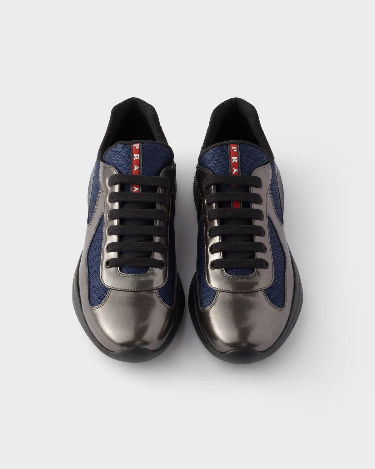 Prada America’s Cup en cuir verni et tissu