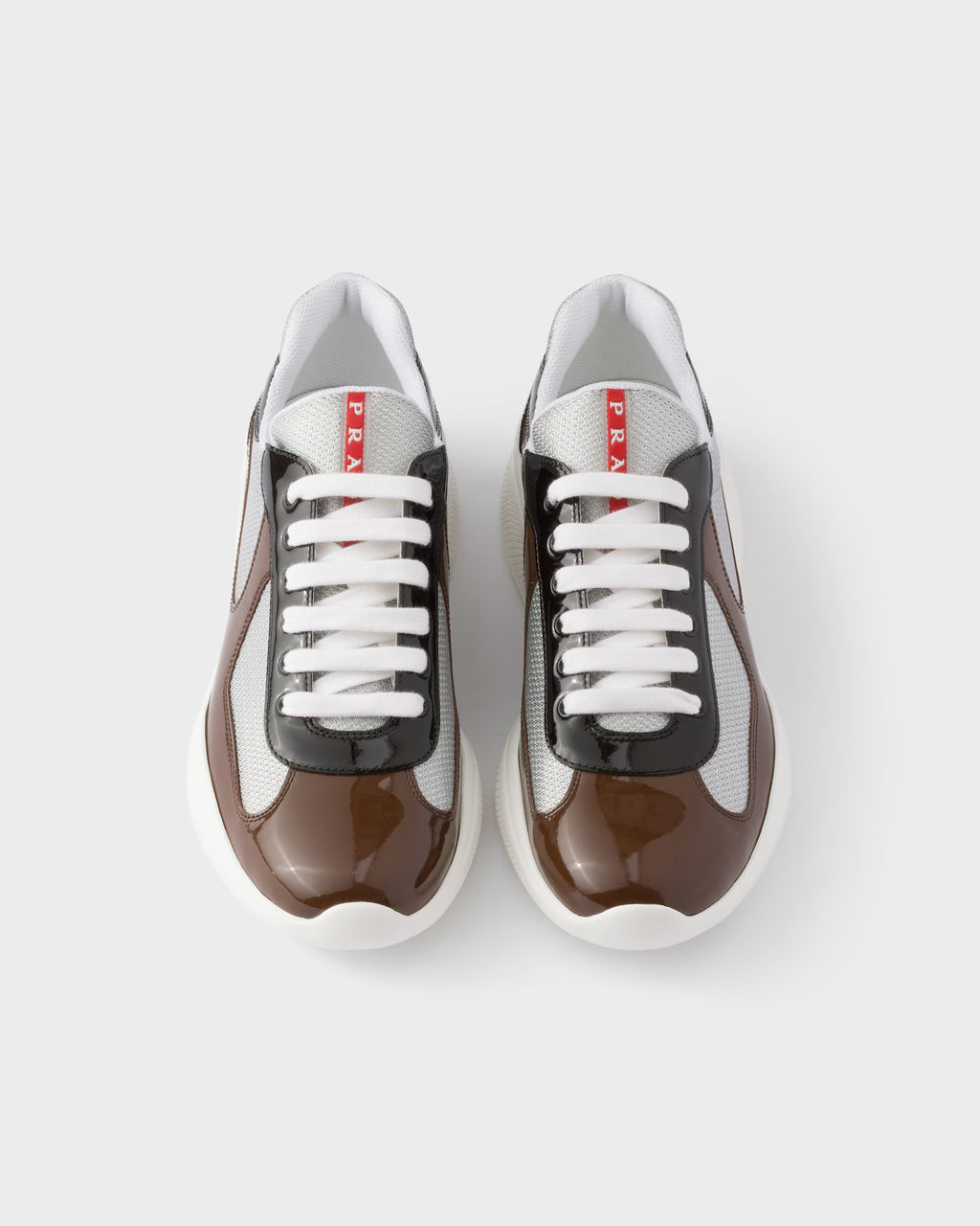 Prada America’s Cup en cuir verni et tissu