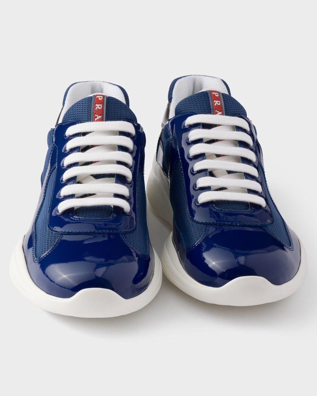 Prada America’s Cup en cuir verni et tissu