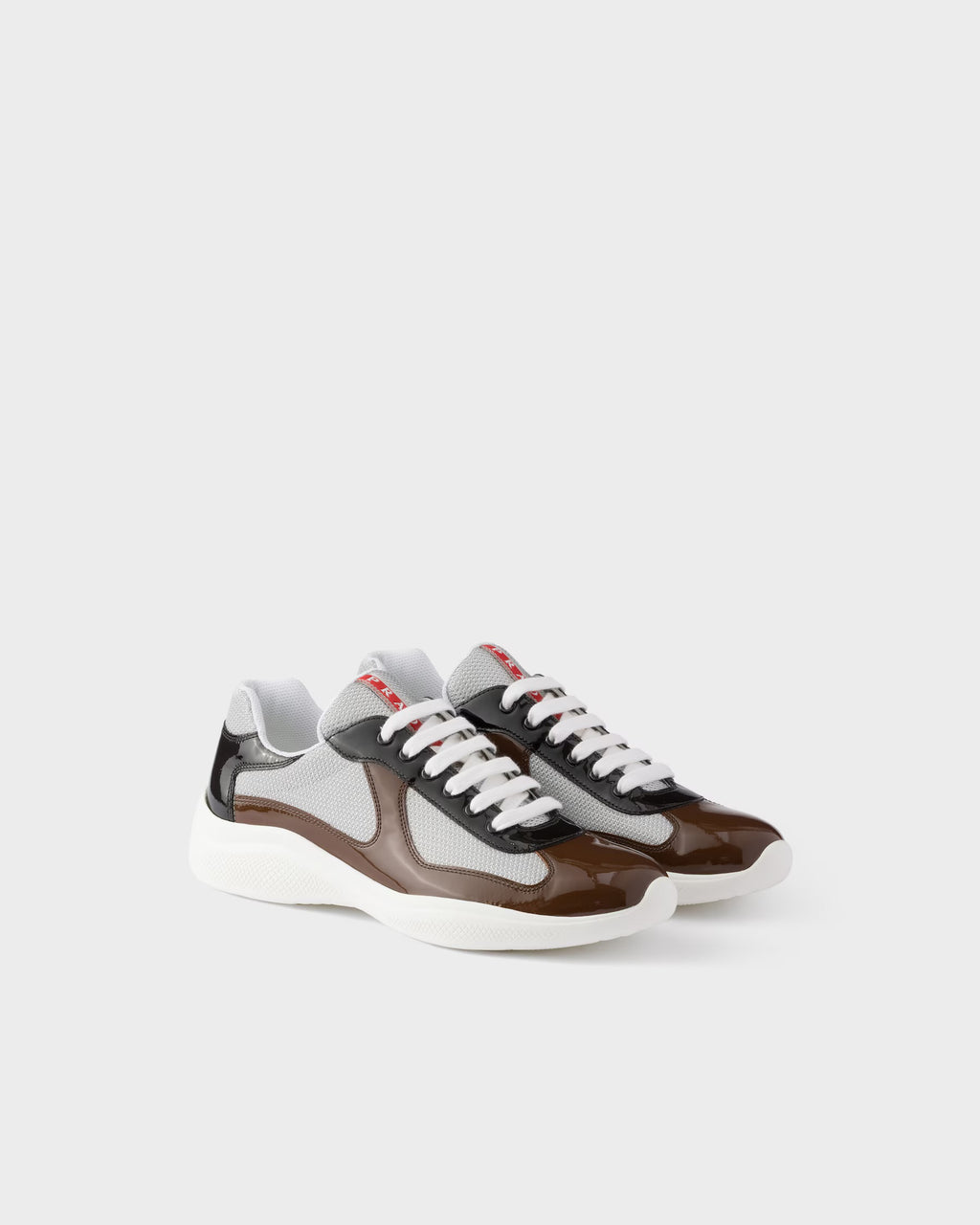 Prada America’s Cup en cuir verni et tissu