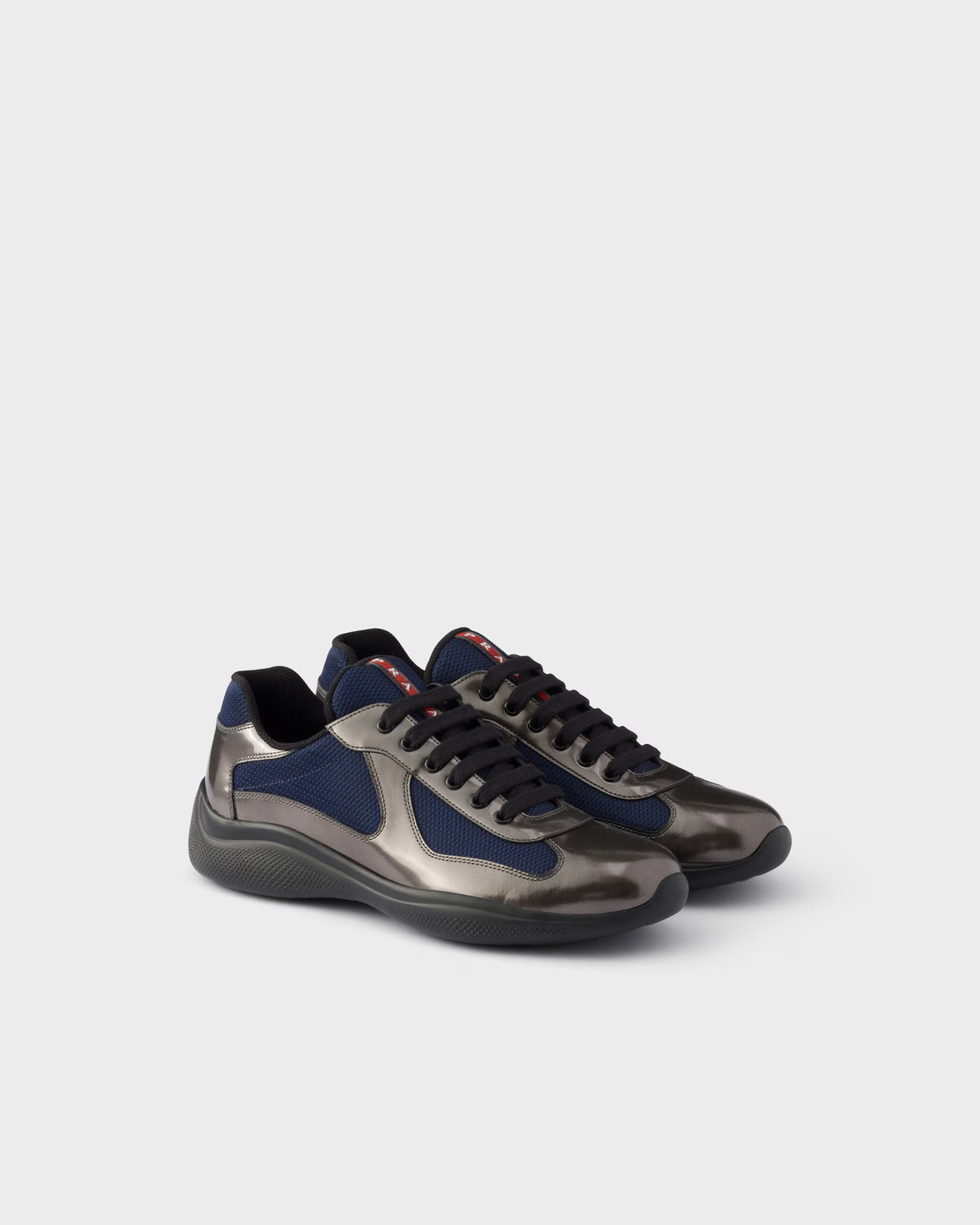 Prada America’s Cup en cuir verni et tissu