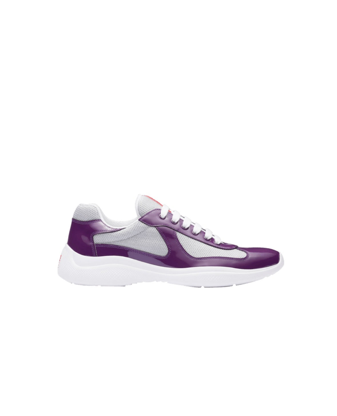 Prada America’s Cup en cuir verni et tissu