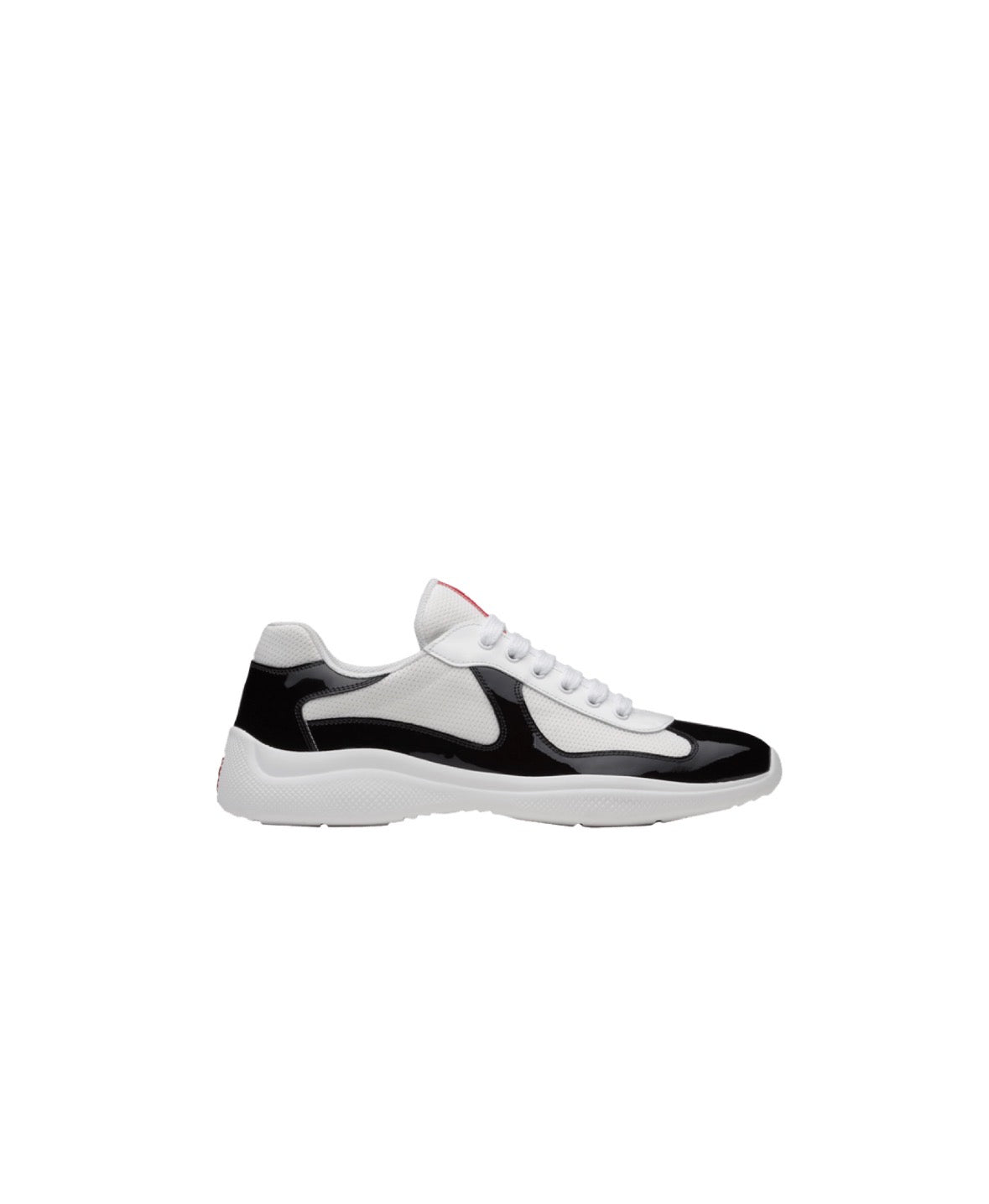 Prada America’s Cup en cuir verni et tissu
