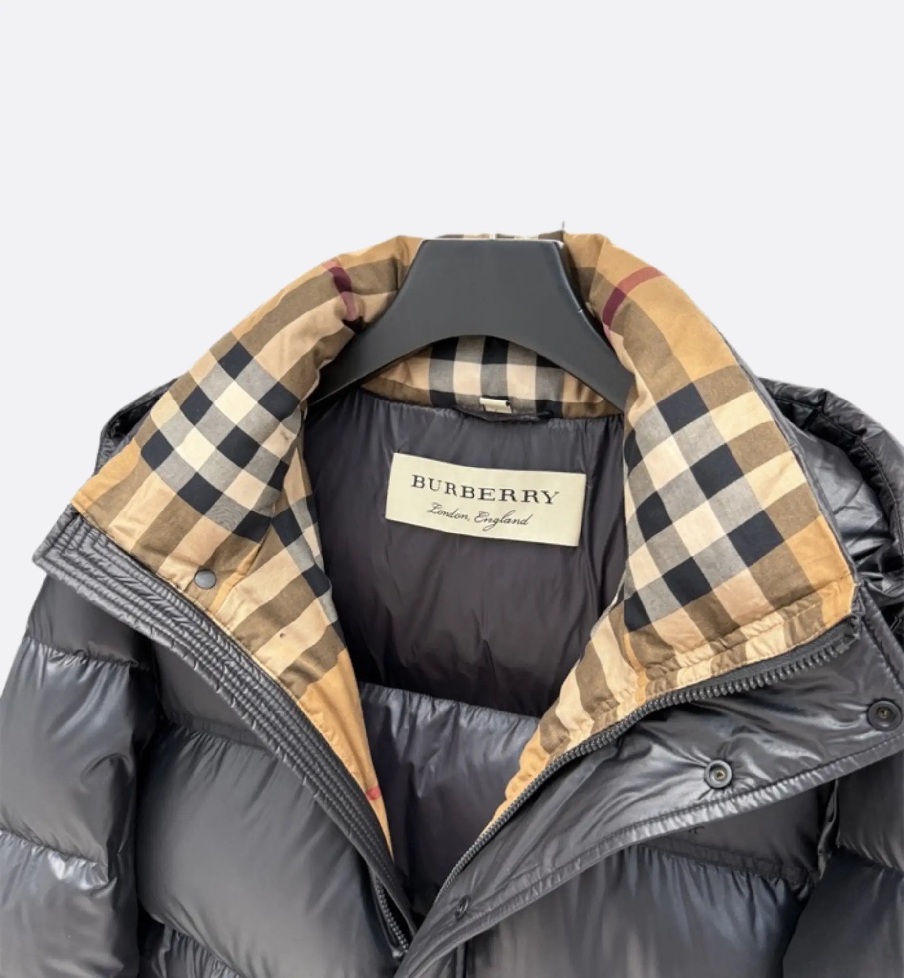 Doudoune matelassée à capuche burberry
