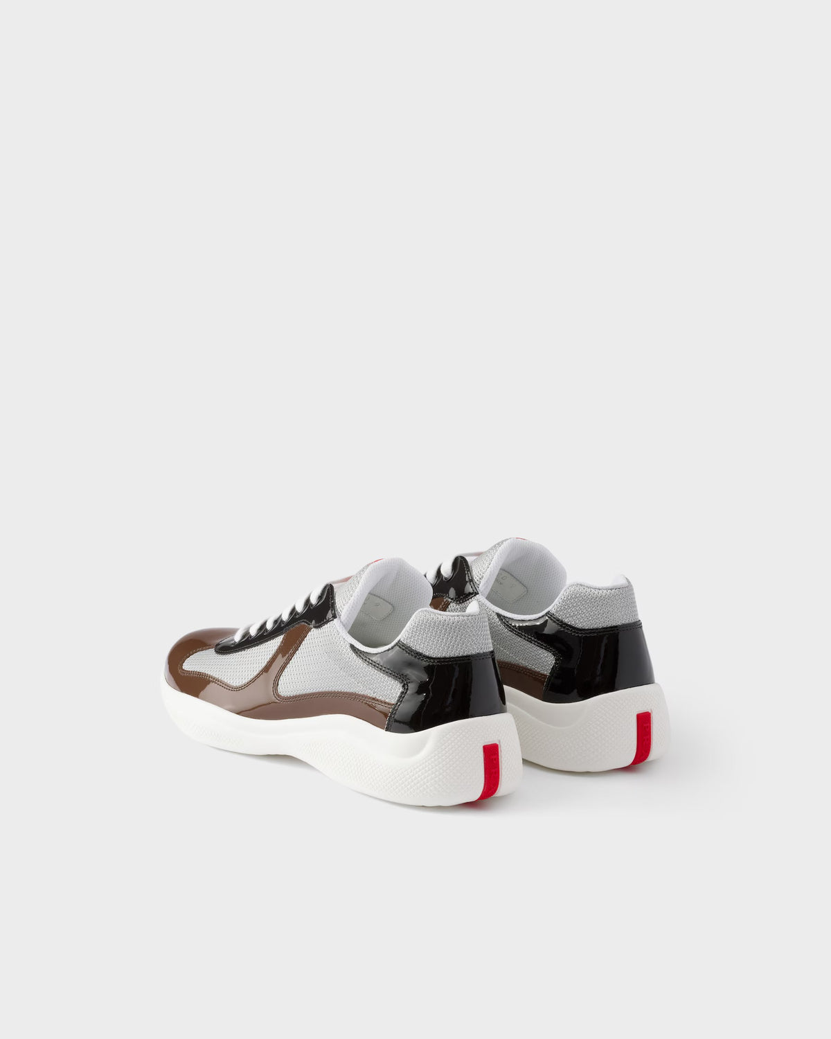 Prada America’s Cup en cuir verni et tissu