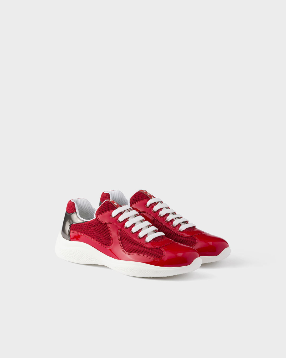 Prada America’s Cup en cuir verni et tissu