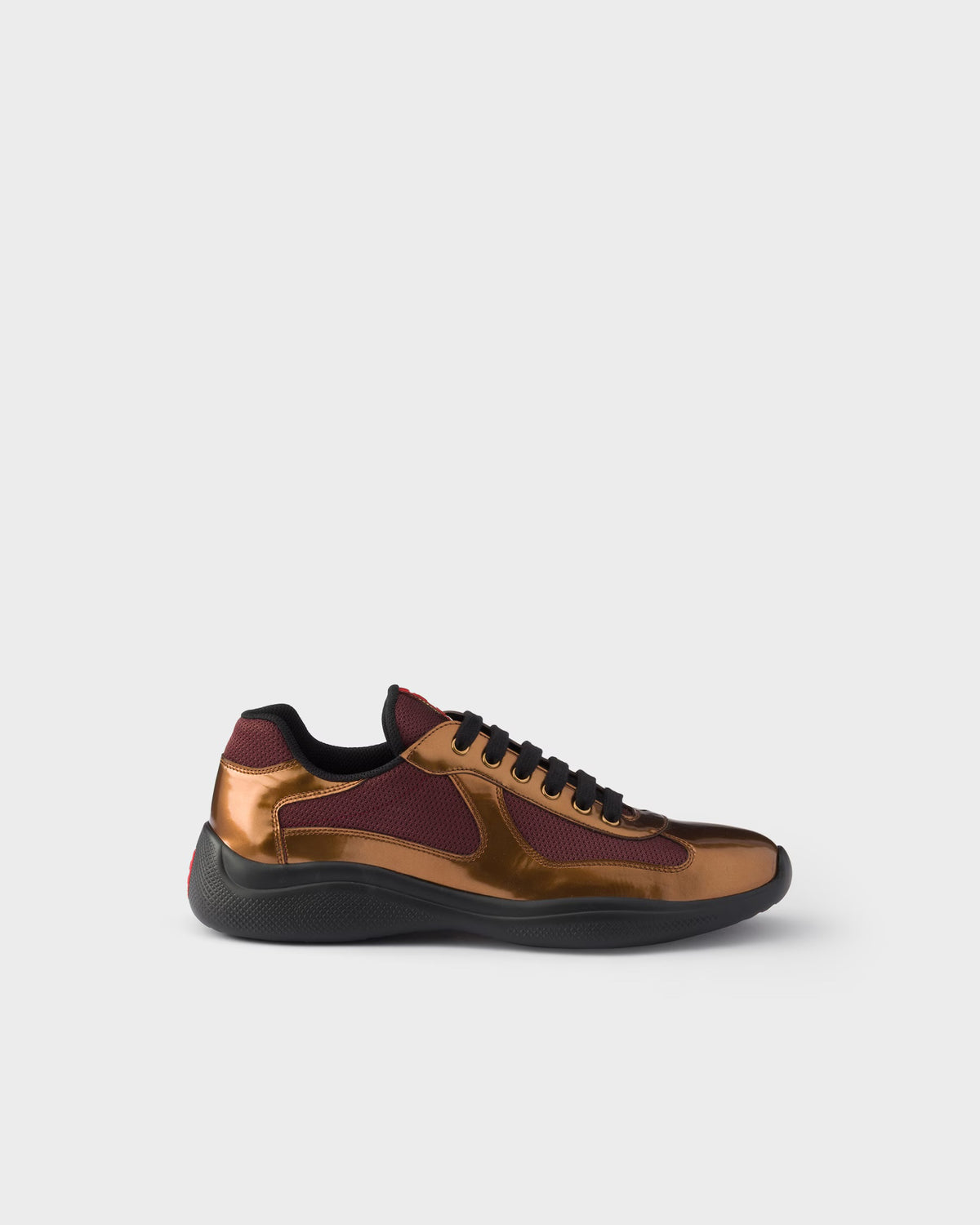 Prada America’s Cup en cuir verni et tissu