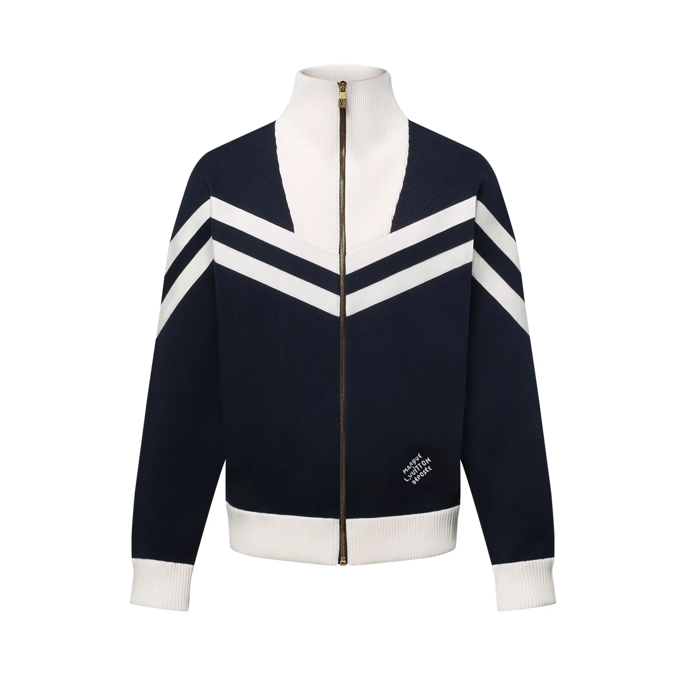 Blouson marin en maille de coton Louis Vuitton