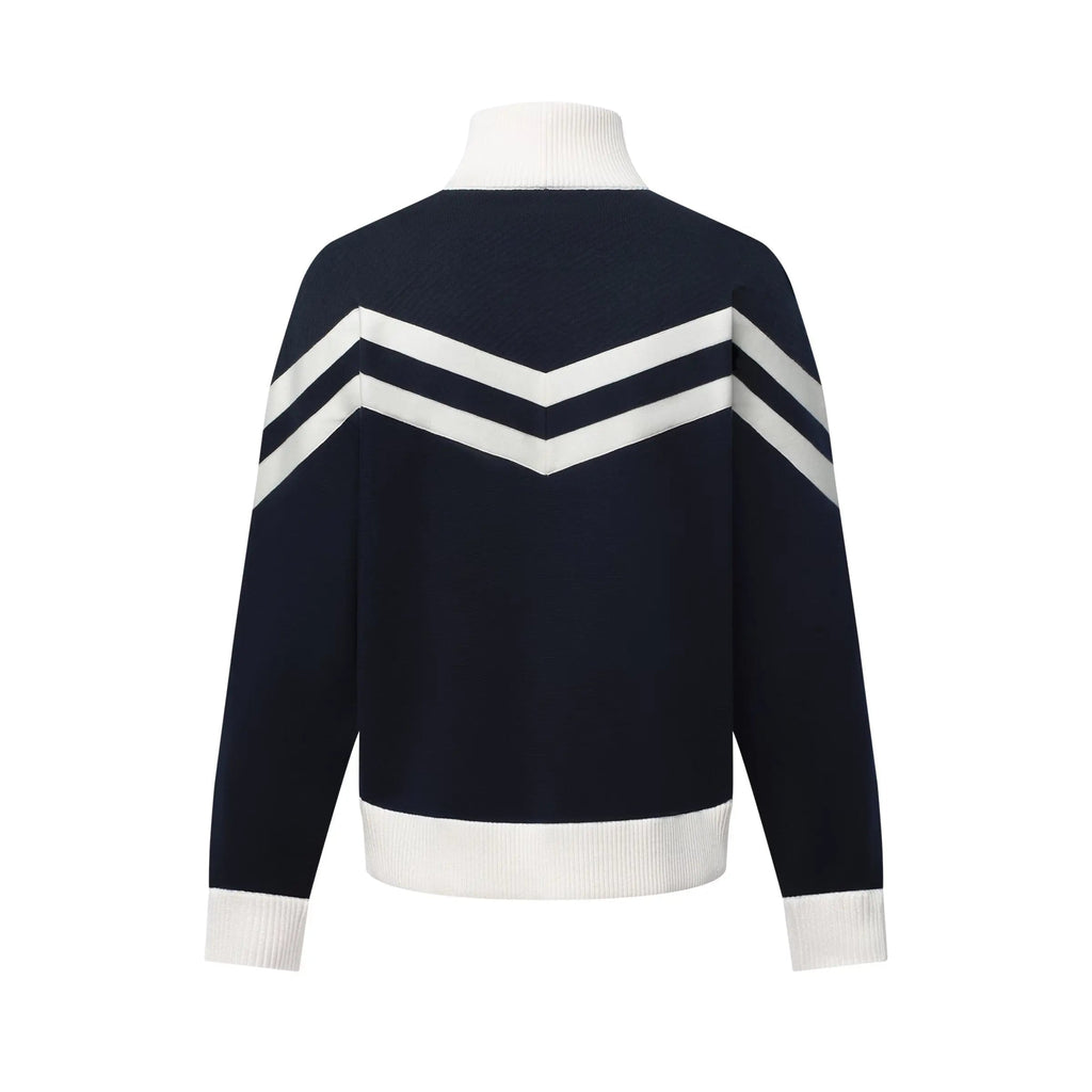 Blouson marin en maille de coton Louis Vuitton