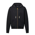 Sweat à capuche zippé brodé en jersey Louis Vuitton