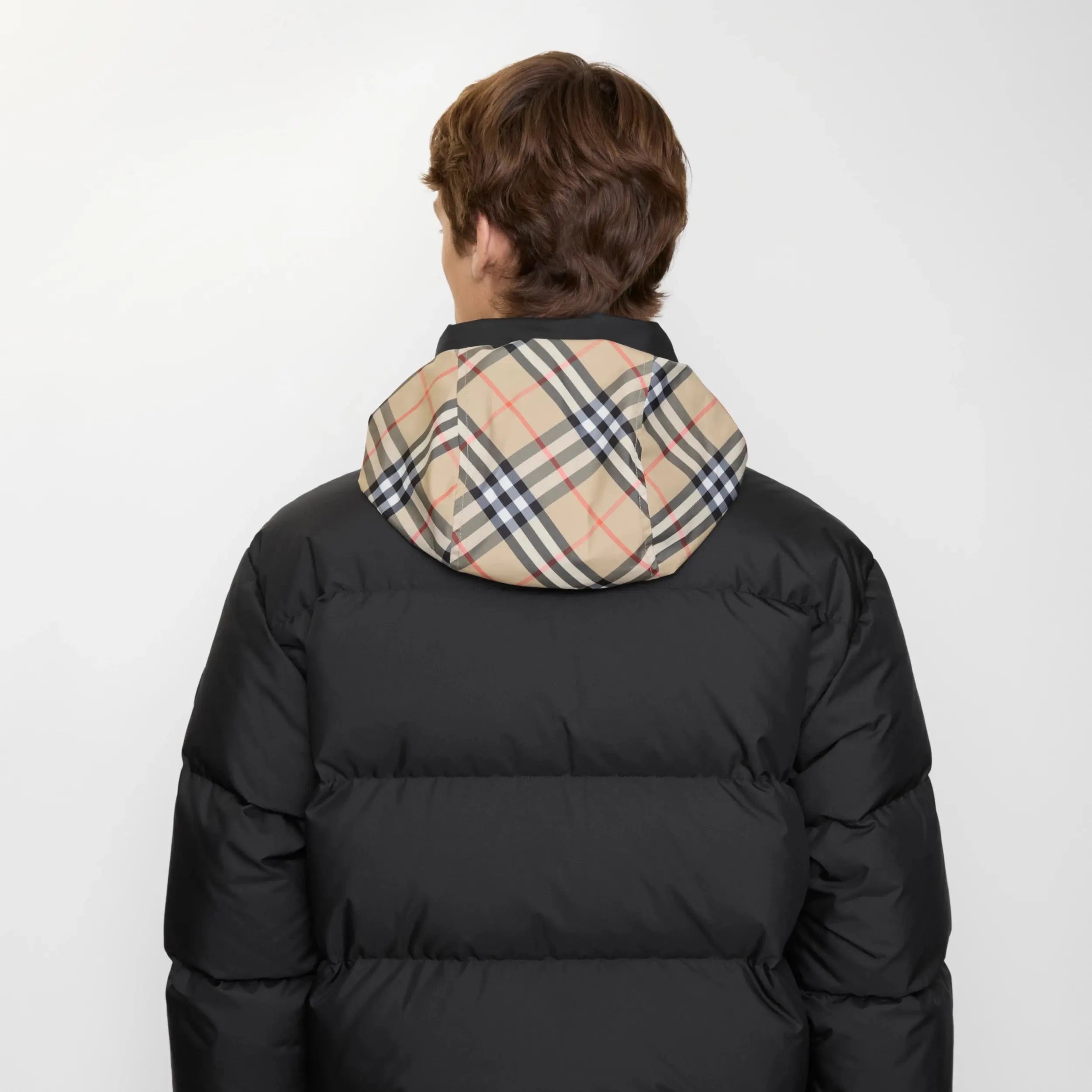 Doudoune Snowdon à bande Check burberry