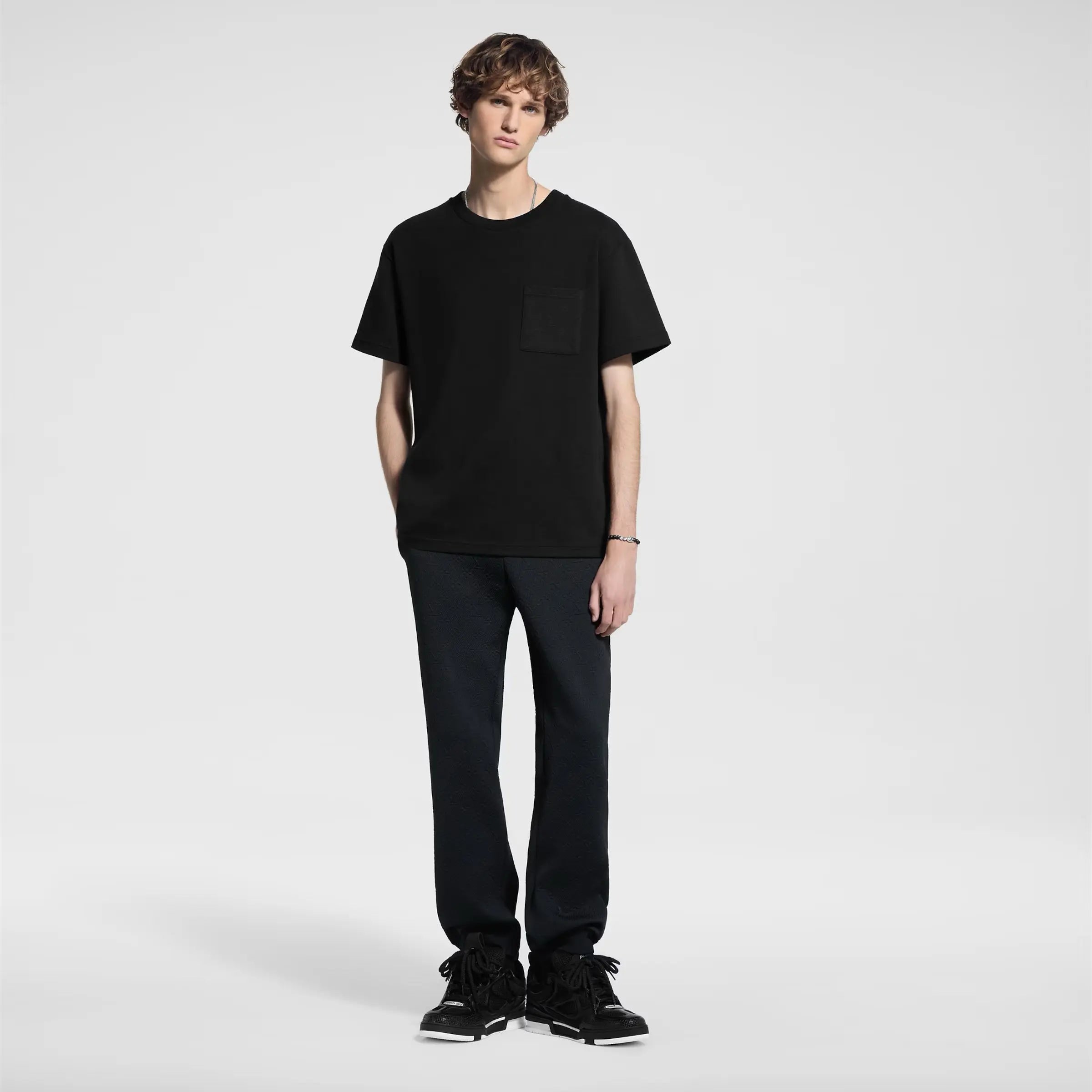 T-shirt en coton piqué Louis Vuitton