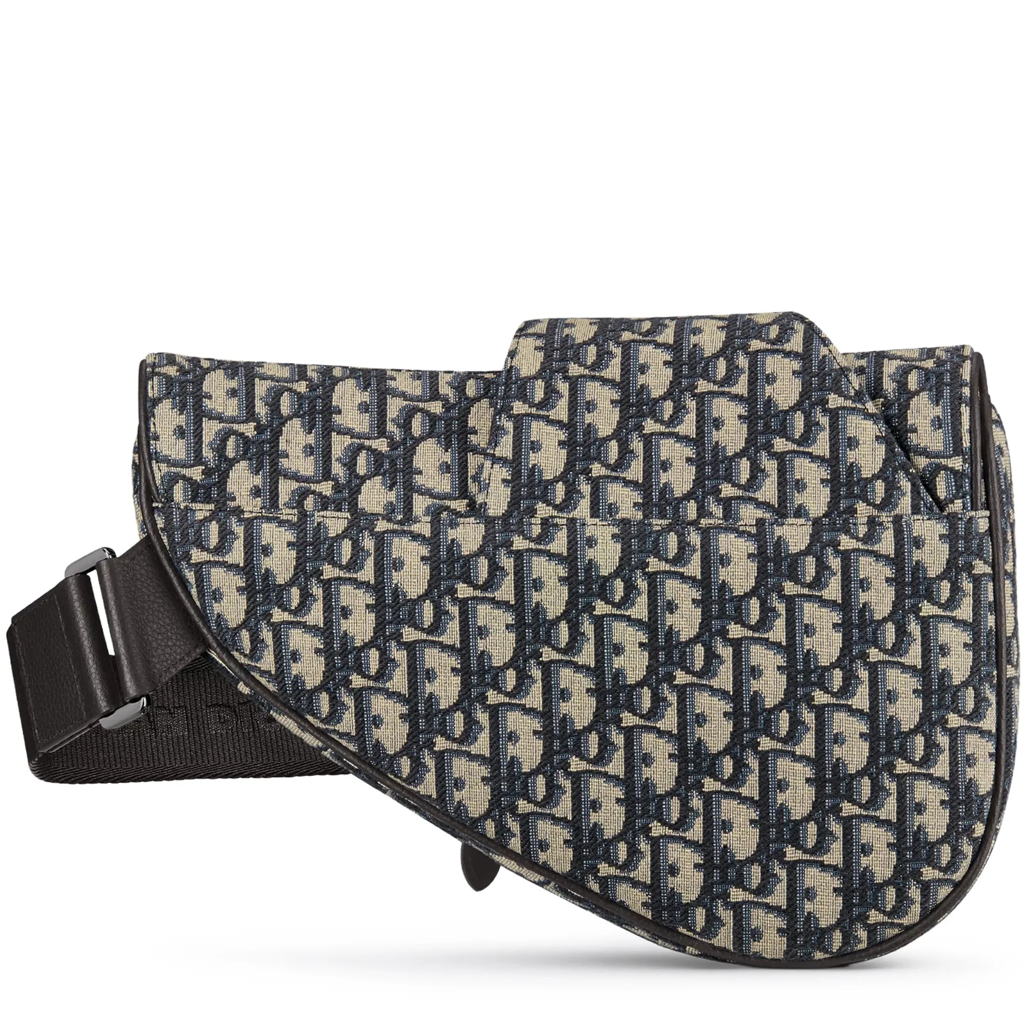 Sac à bandoulière saddle Dior Oblique Jacquard
