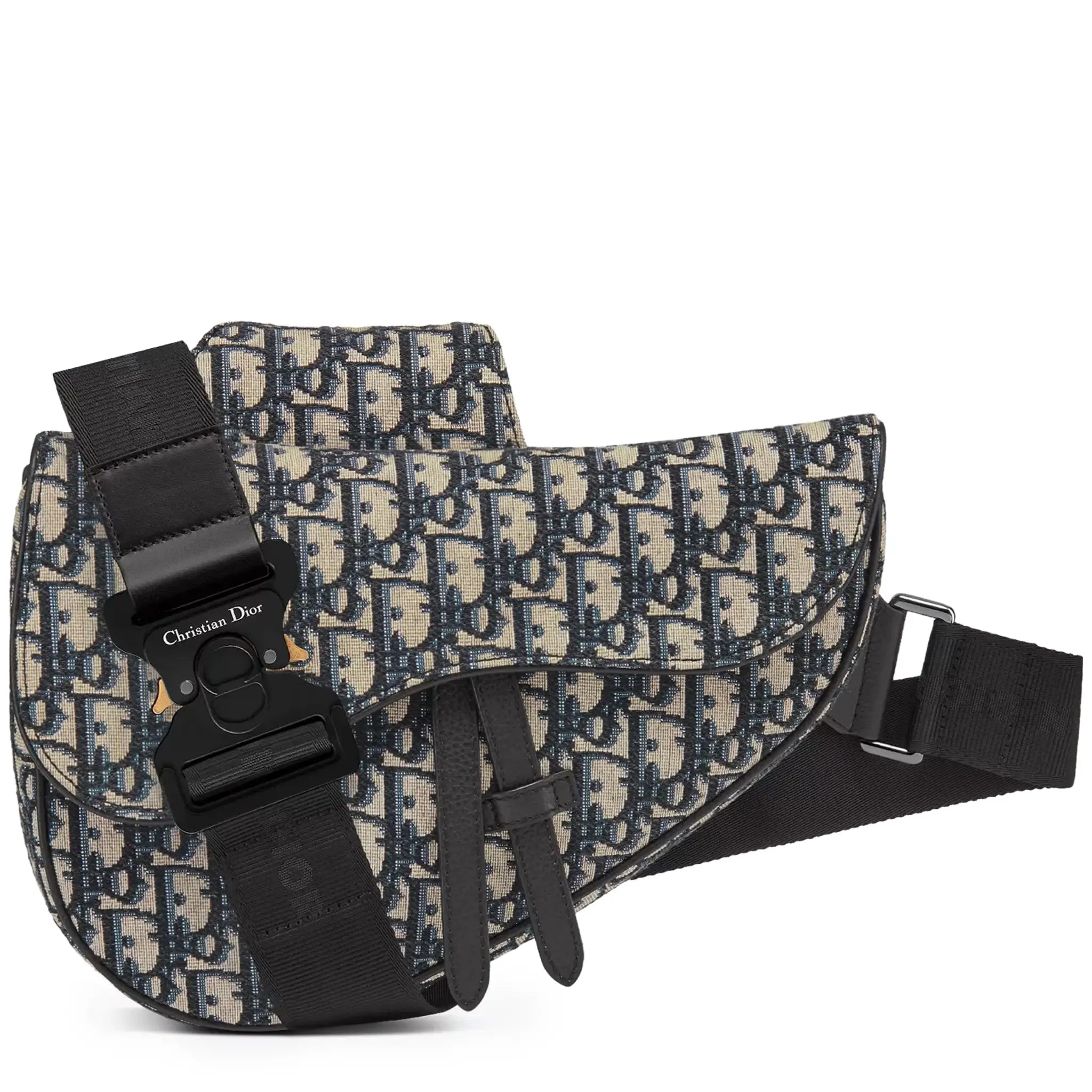 Sac à bandoulière saddle Dior Oblique Jacquard