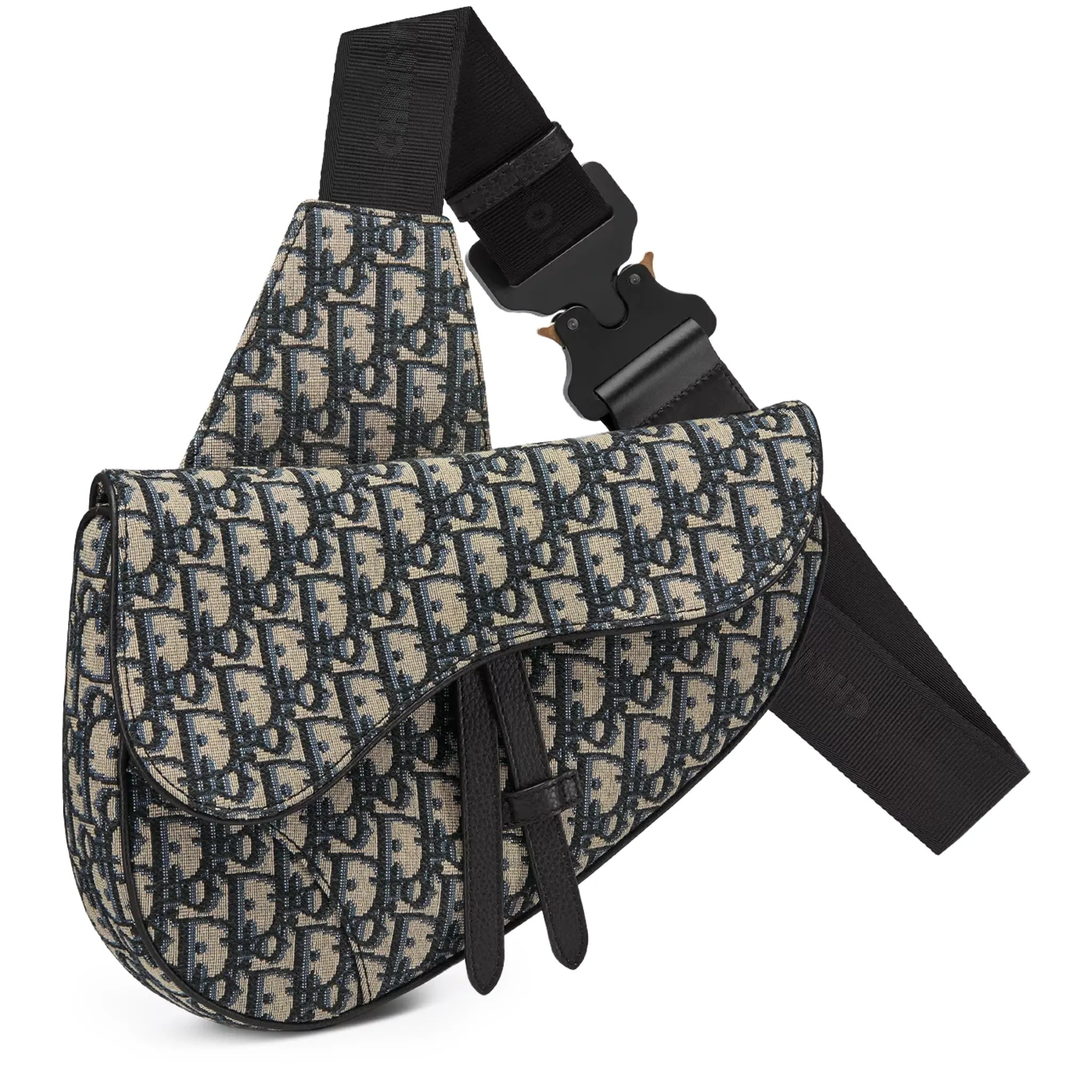 Sac à bandoulière saddle Dior Oblique Jacquard