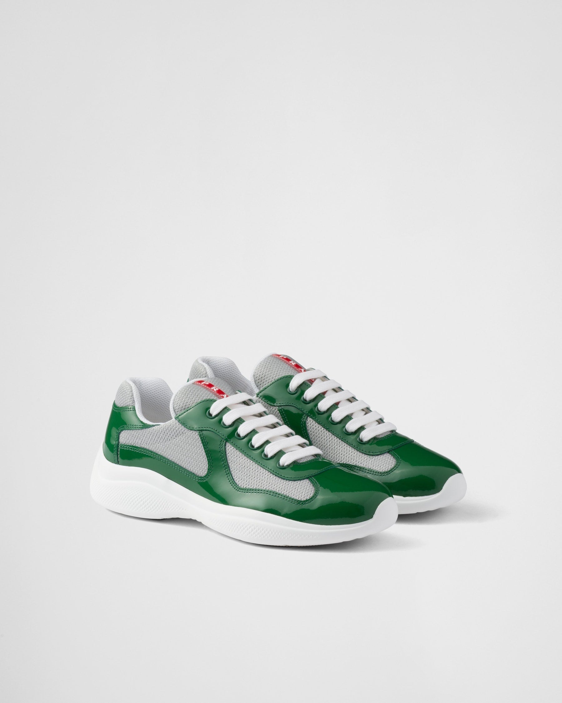 Prada America’s Cup en cuir verni et tissu