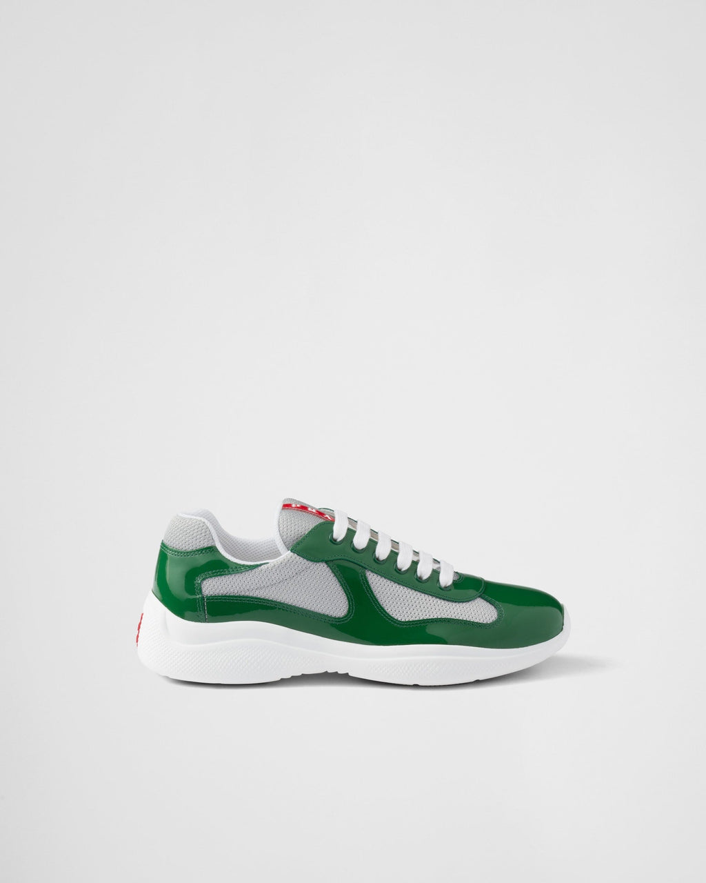 Prada America’s Cup en cuir verni et tissu
