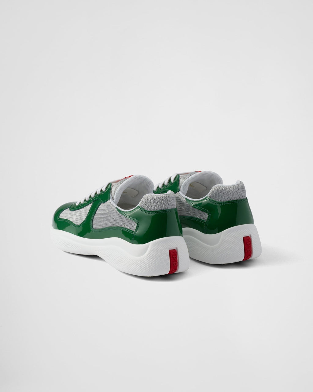 Prada America’s Cup en cuir verni et tissu