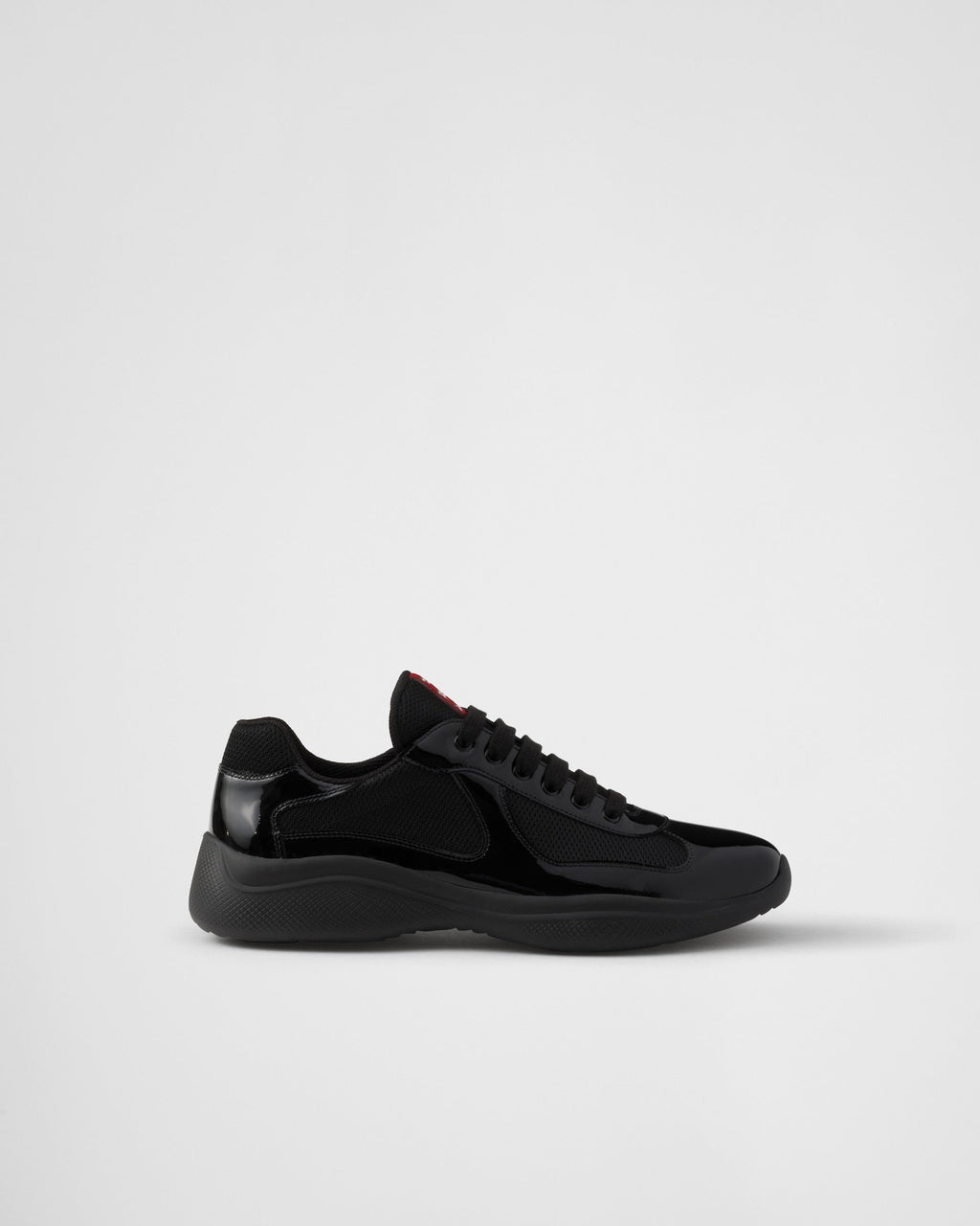 Prada America’s Cup en cuir verni et tissu