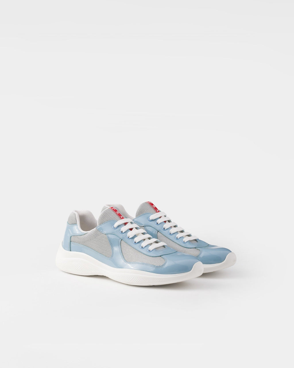 Prada America’s Cup en cuir verni et tissu