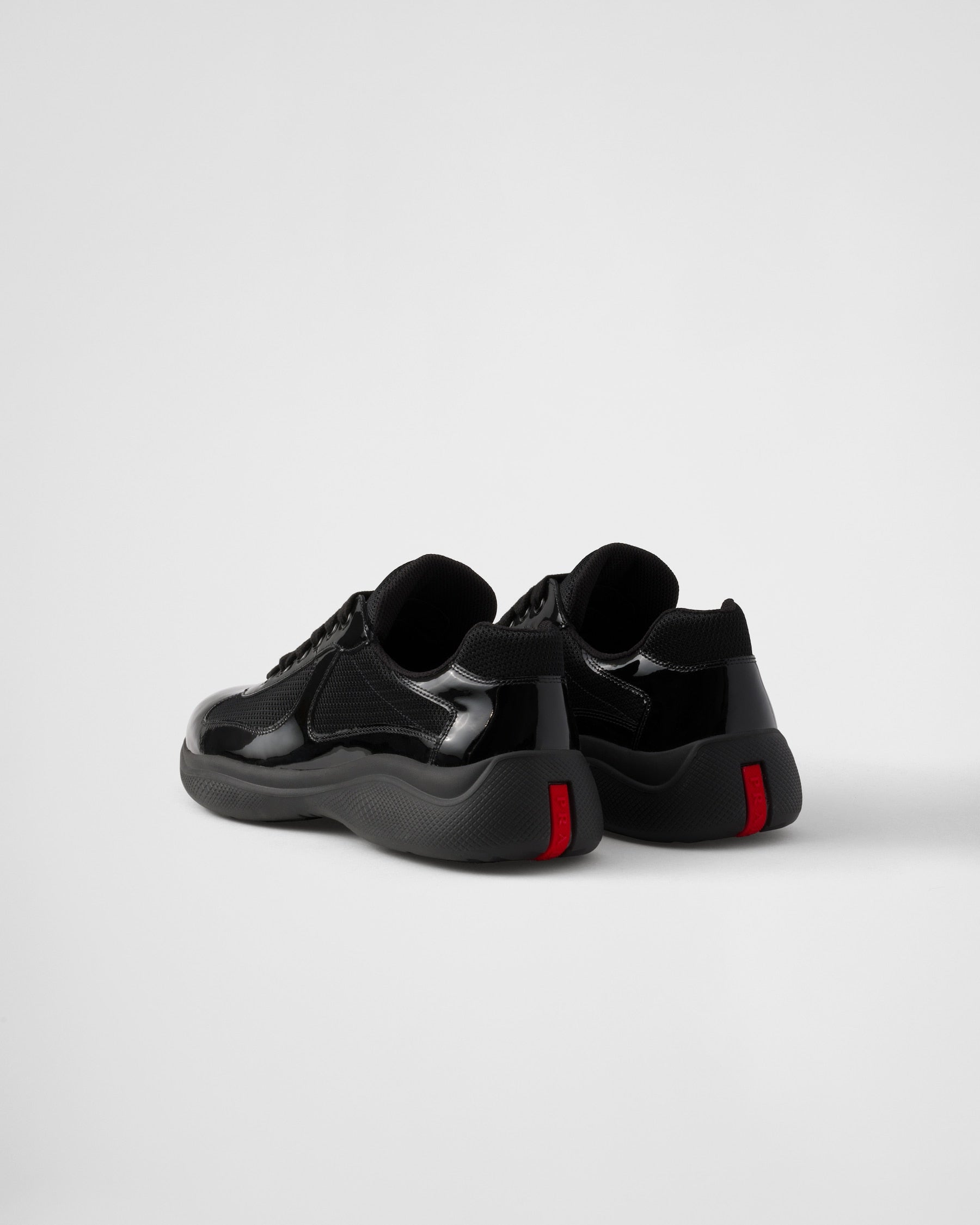 Prada America’s Cup en cuir verni et tissu