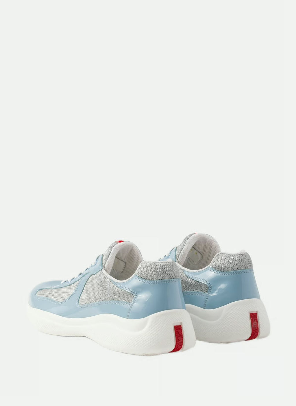 Prada America’s Cup en cuir verni et tissu