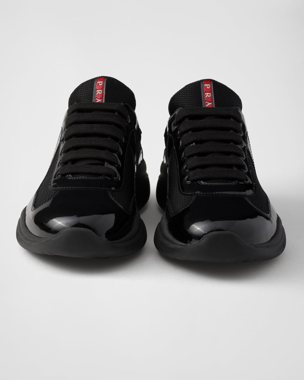 Prada America’s Cup en cuir verni et tissu