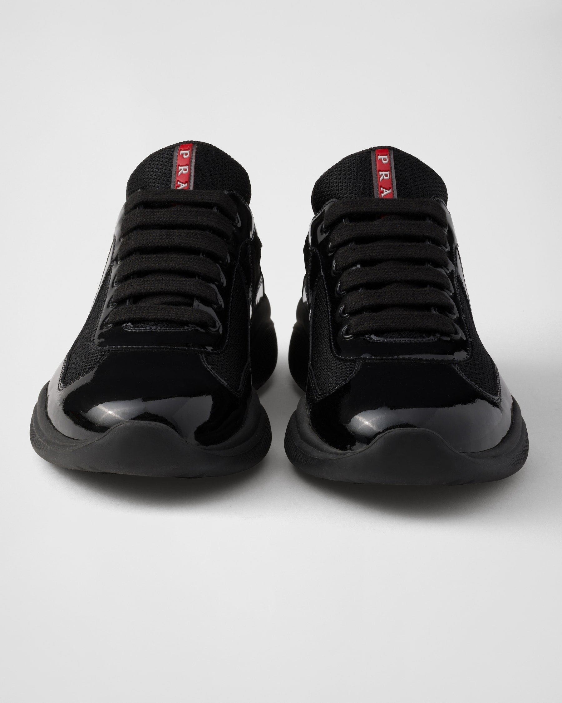 Prada America’s Cup en cuir verni et tissu
