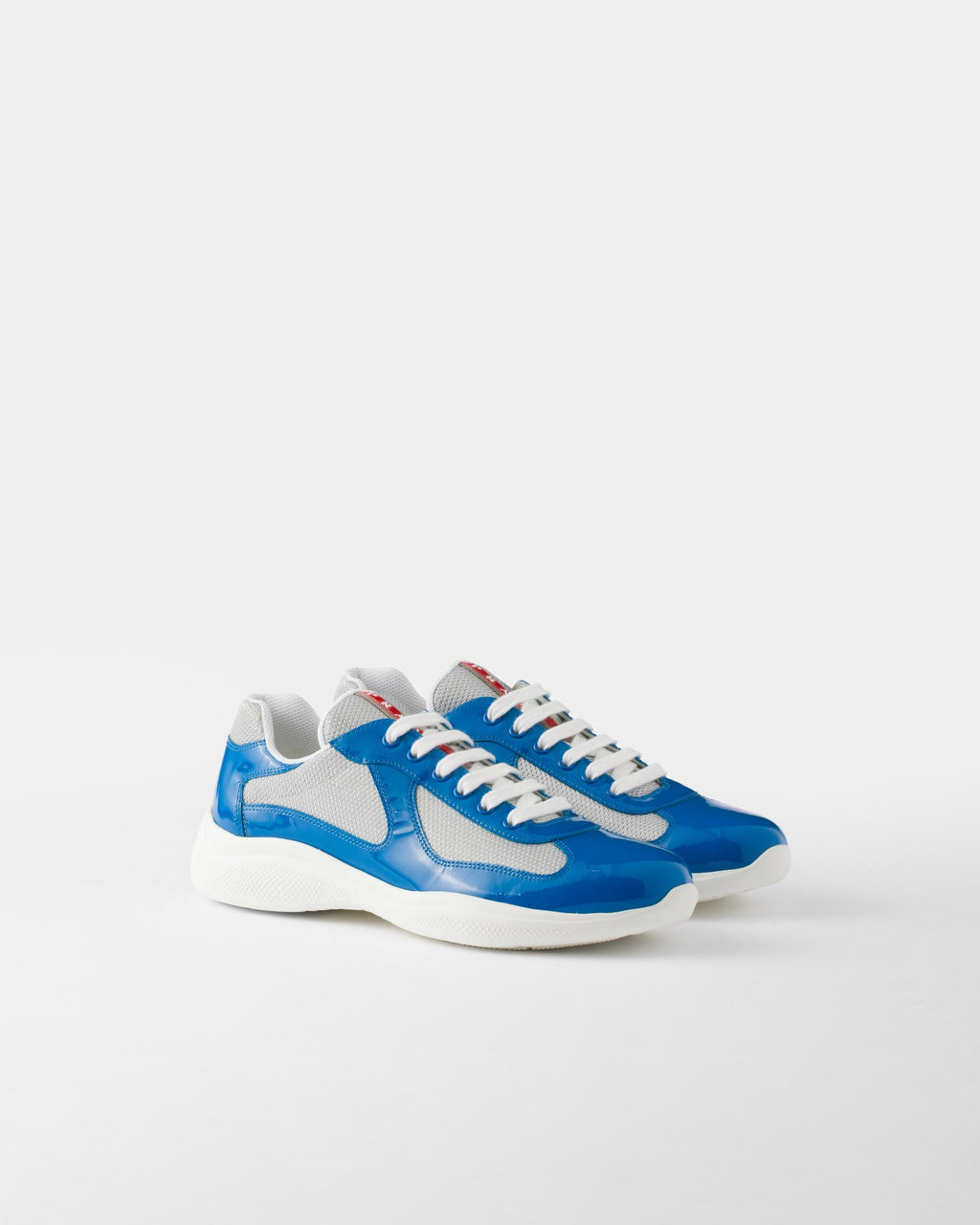 Prada America’s Cup en cuir verni et tissu