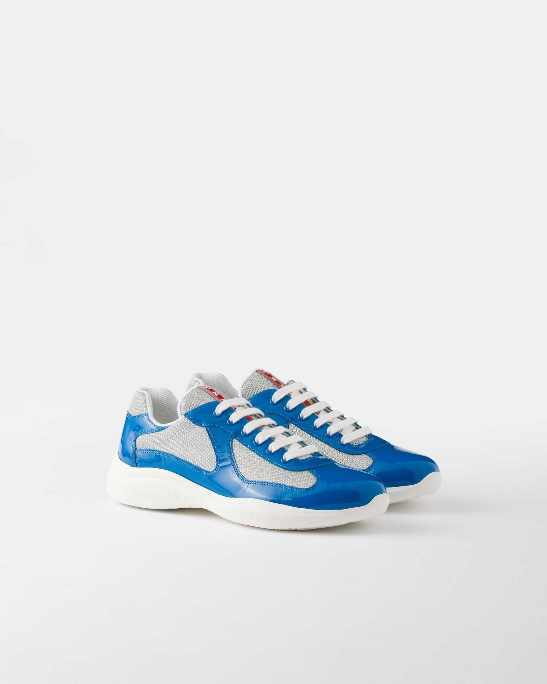 Prada America’s Cup en cuir verni et tissu