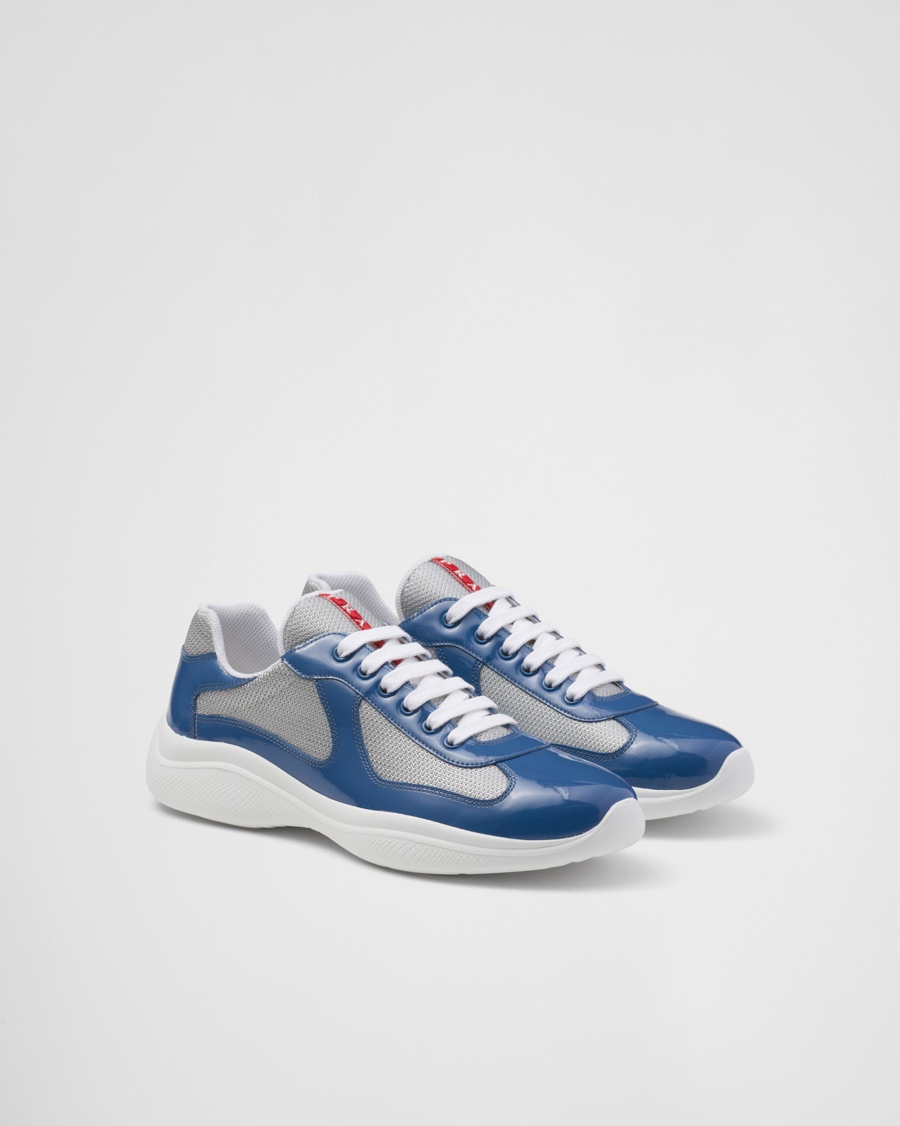 Prada America’s Cup en cuir verni et tissu