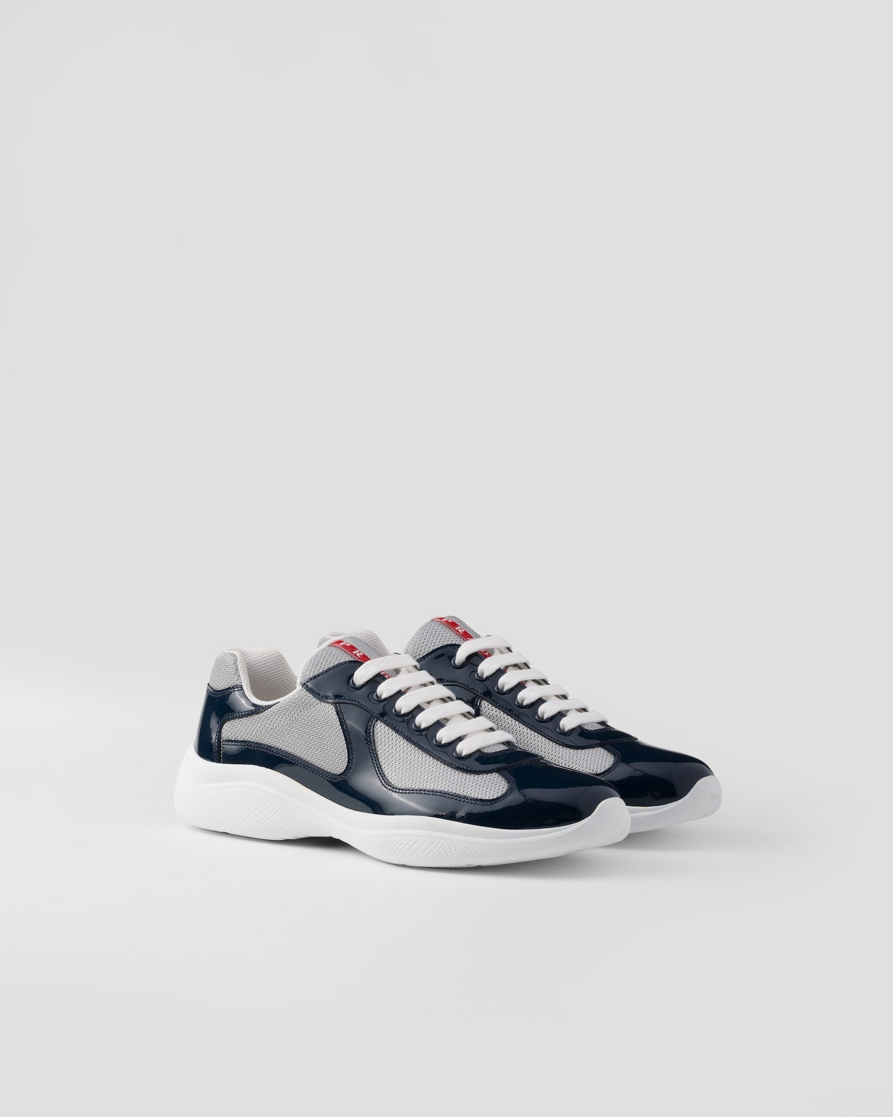 Prada America’s Cup en cuir verni et tissu
