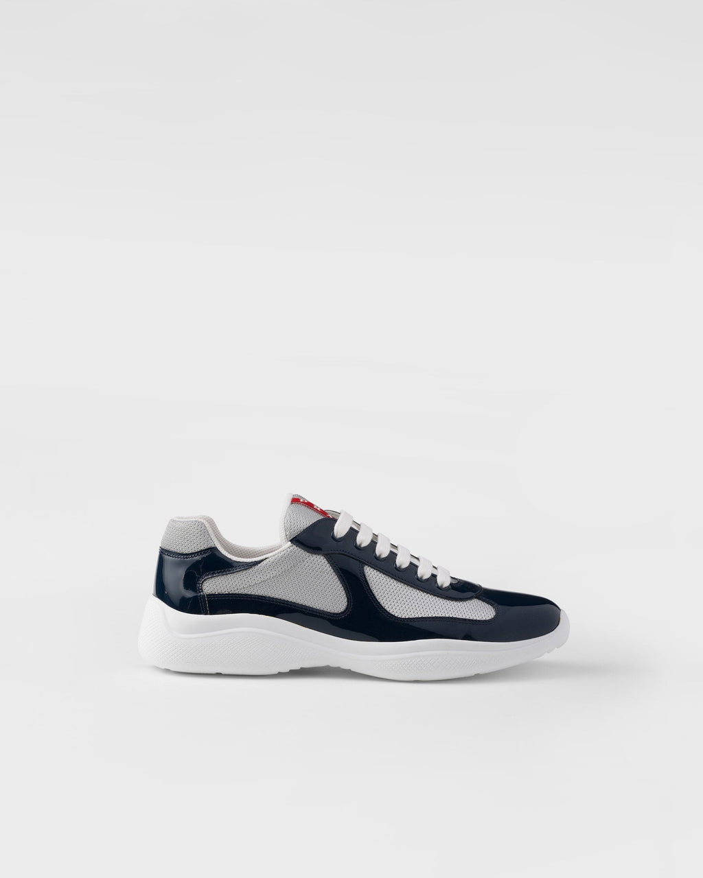 Prada America’s Cup en cuir verni et tissu
