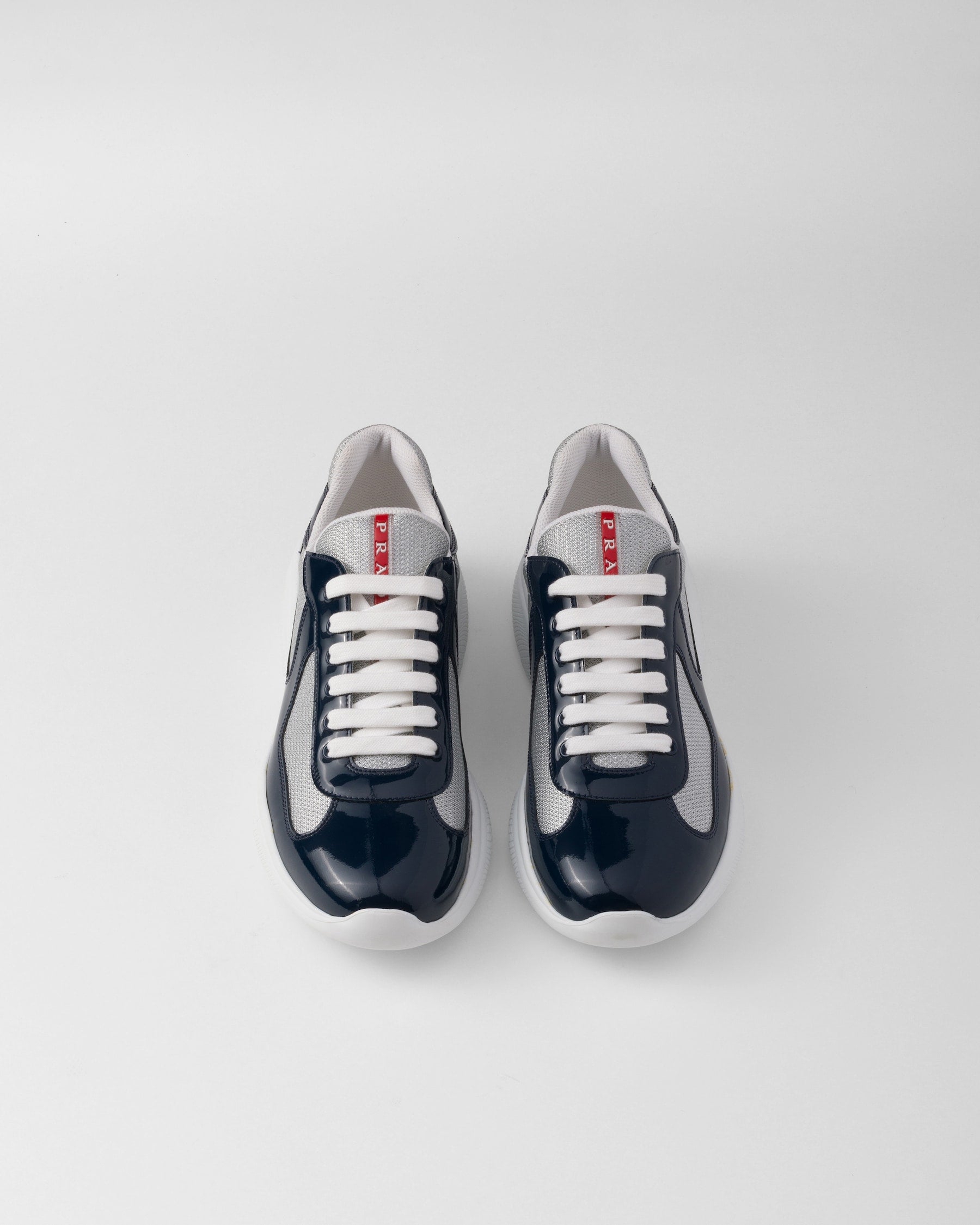 Prada America’s Cup en cuir verni et tissu