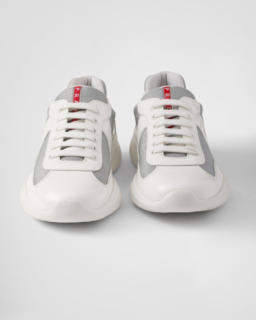 Prada America’s Cup en cuir verni et tissu