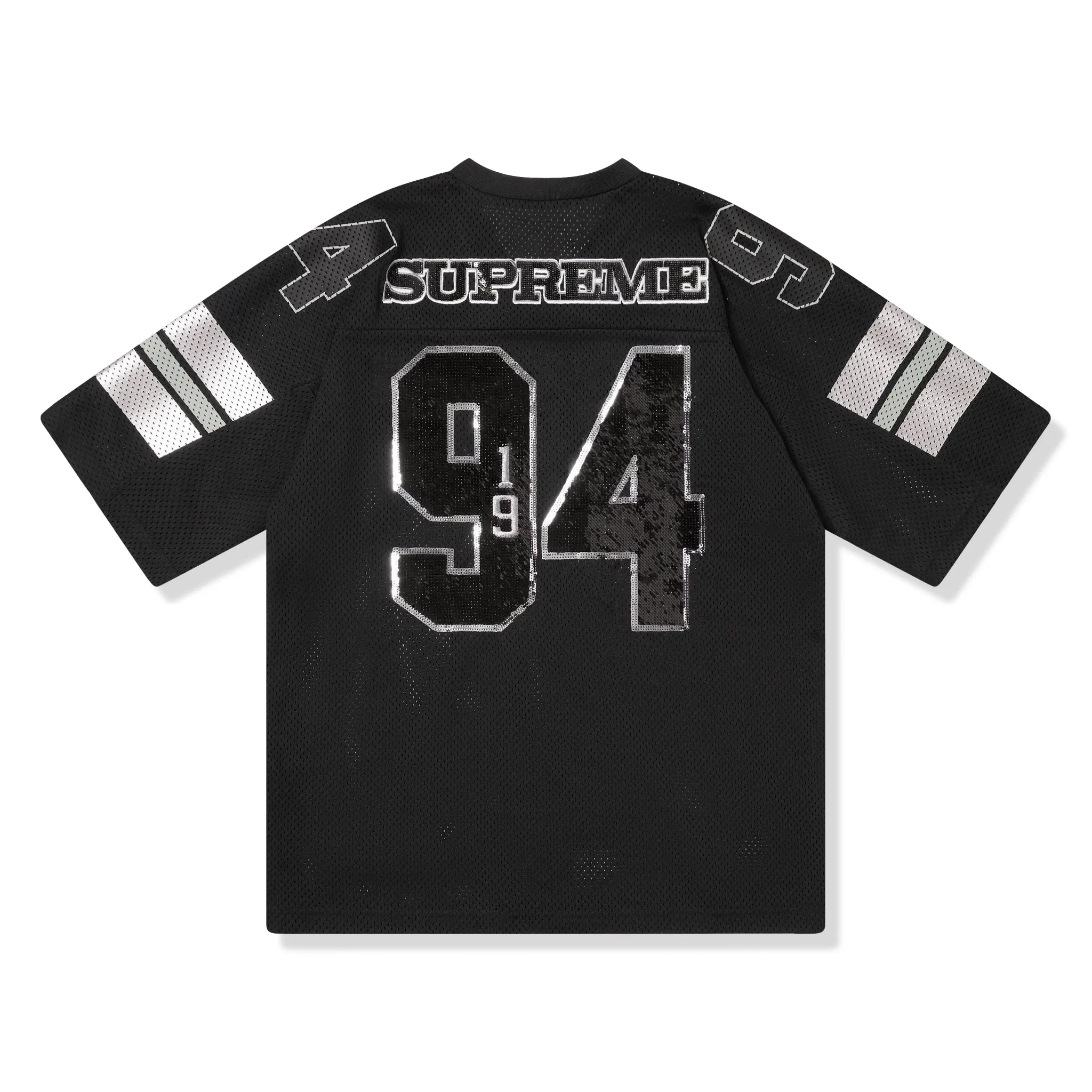 T-shirt Supreme Sequin Black Football Jersey (FW25)
